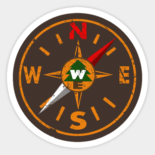 Wilderness Explorers Compass Sticker